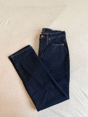 J Crew Factory high rise essential straight jean